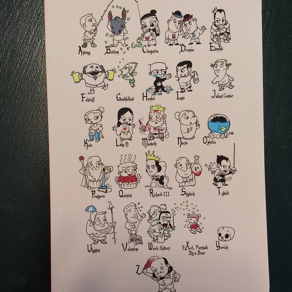 Shakespeare A-Z Journal (NEW) white pages